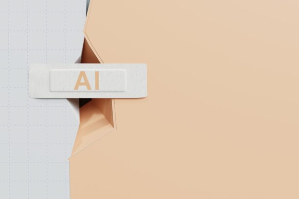 A name tag with ai written on it