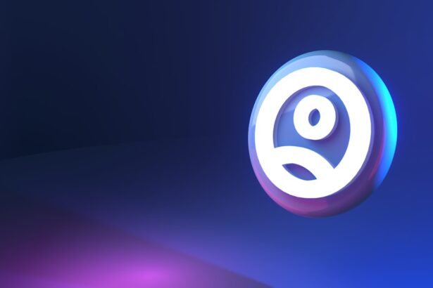a blue and white logo