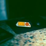 Small digital music player on a desk