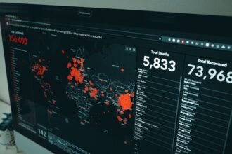 black flat screen computer monitor