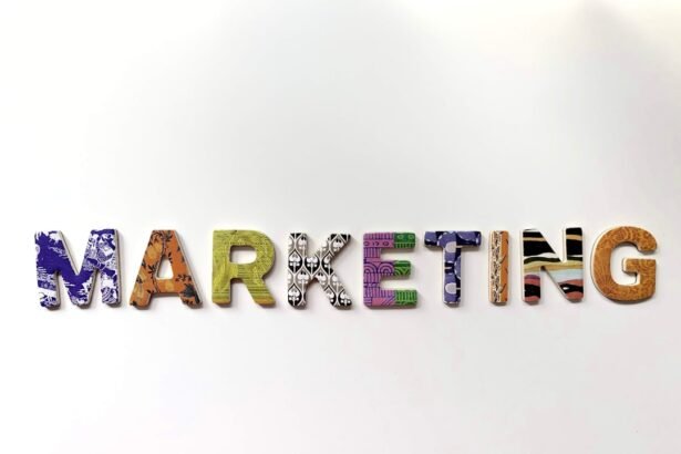 multicolored marketing freestanding letter