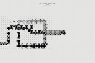 a black and white image of a computer keyboard