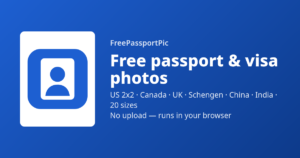 FreePassportPic logo