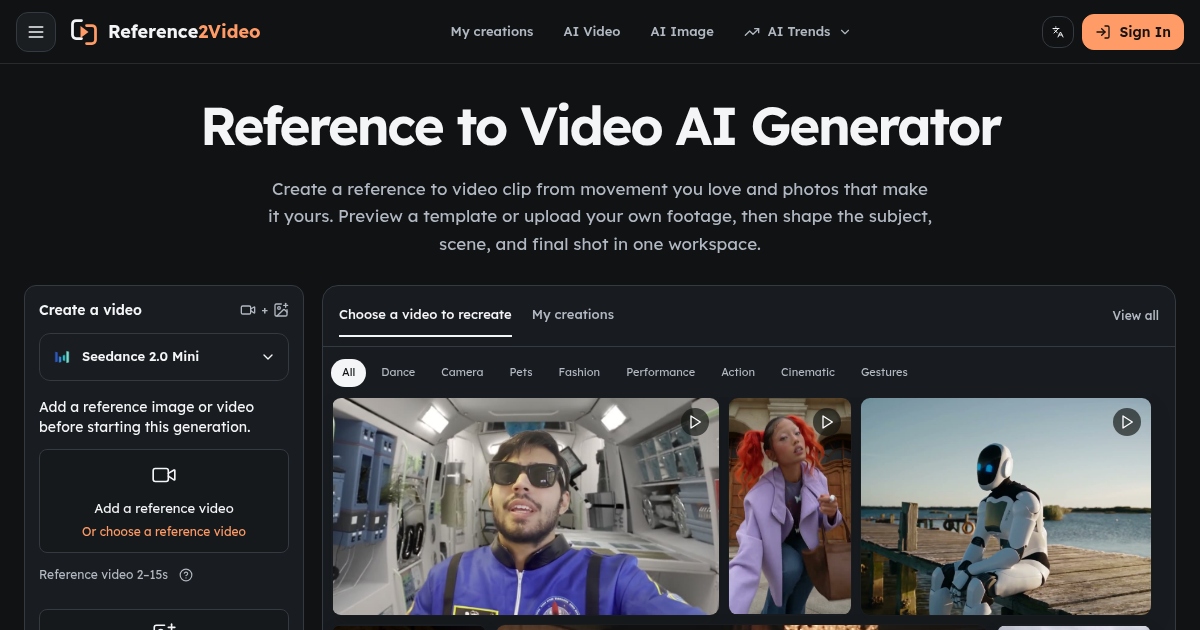 Reference to Video screenshot